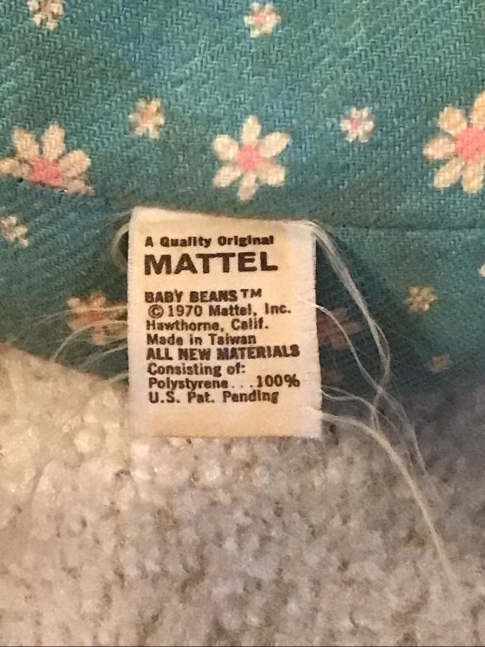 Vintage Working Baby Beans, Mattel 1970 - Picture 14 of 16